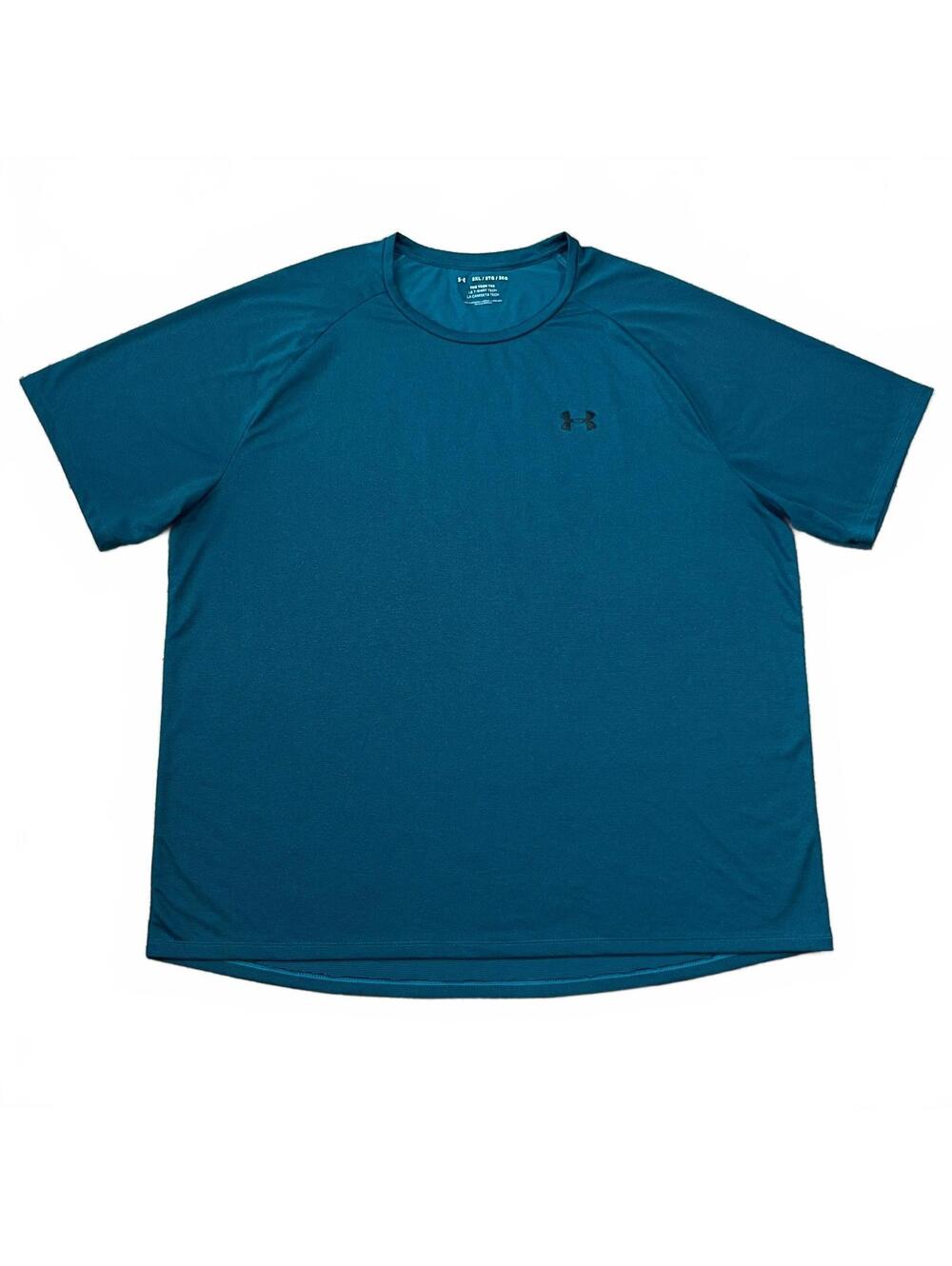 Under Armour Mens The Tech Tee Shirt Teal Size 3XL